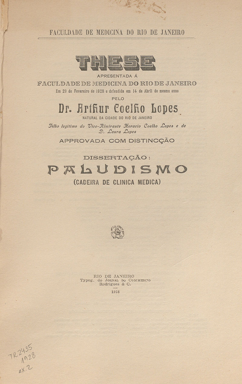 Imagem da obra Paludismo 
