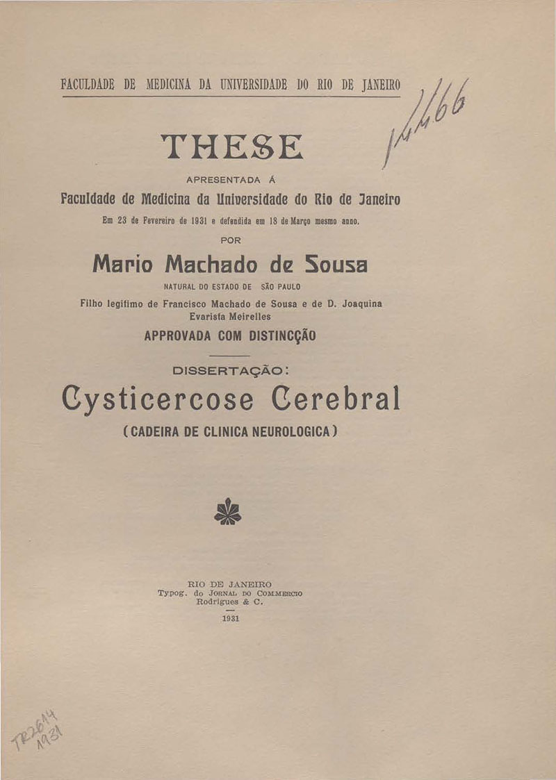 Imagem da obra Cysticercose cerebral