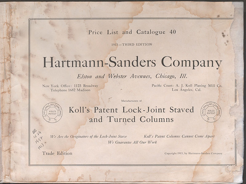Imagem da obra Koll's patent lock-joint staved and turned columns