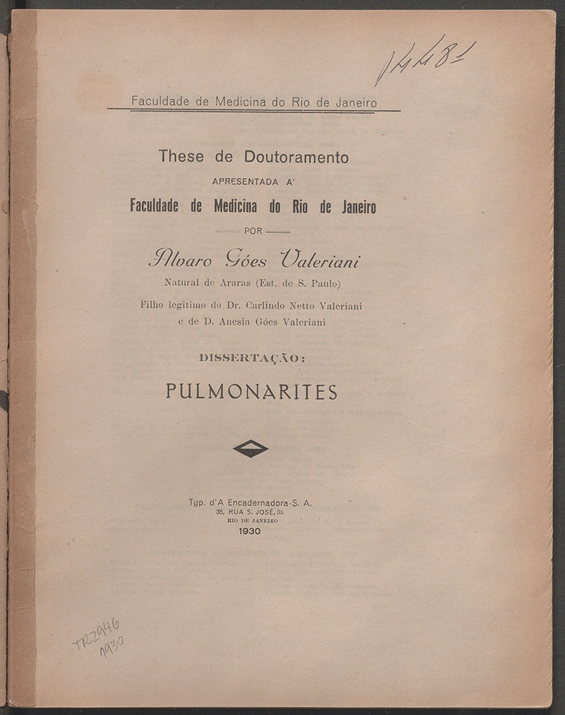 Imagem da obra Pulmonarites