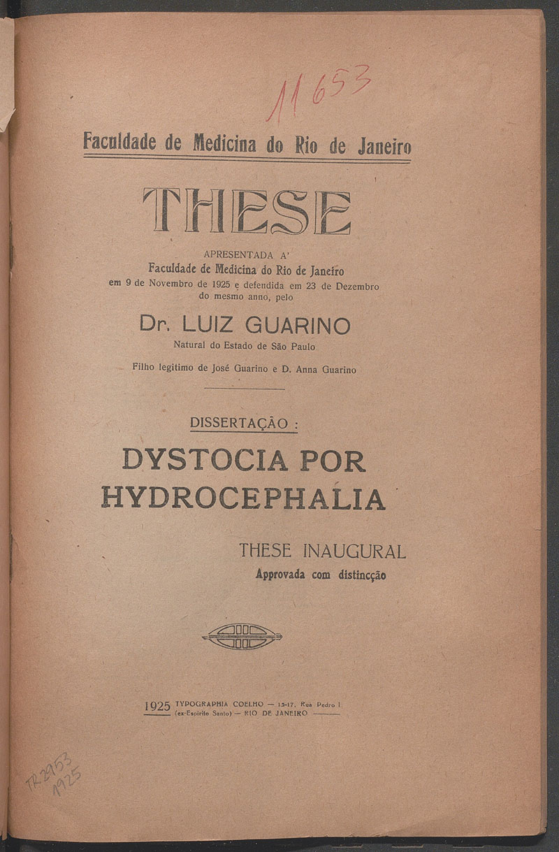 Imagem da obra Dystocia por hydrocephalia