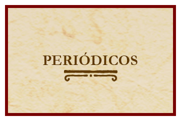 A palavra periódicos escrita em um papel antigo